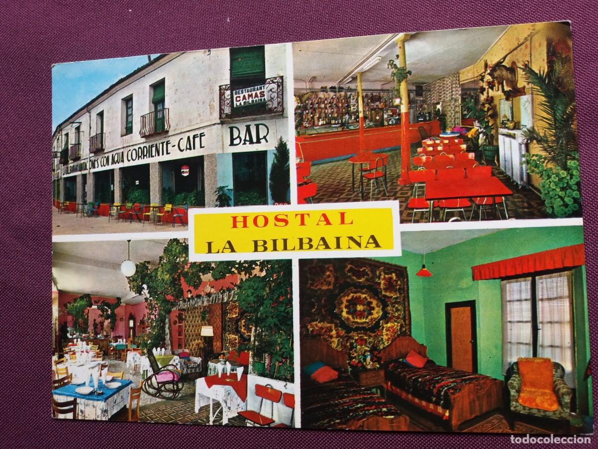 Postales: Sahag&uacute;n. *Hostal La Bilbaina* Ed. Inter. - Foto 1
