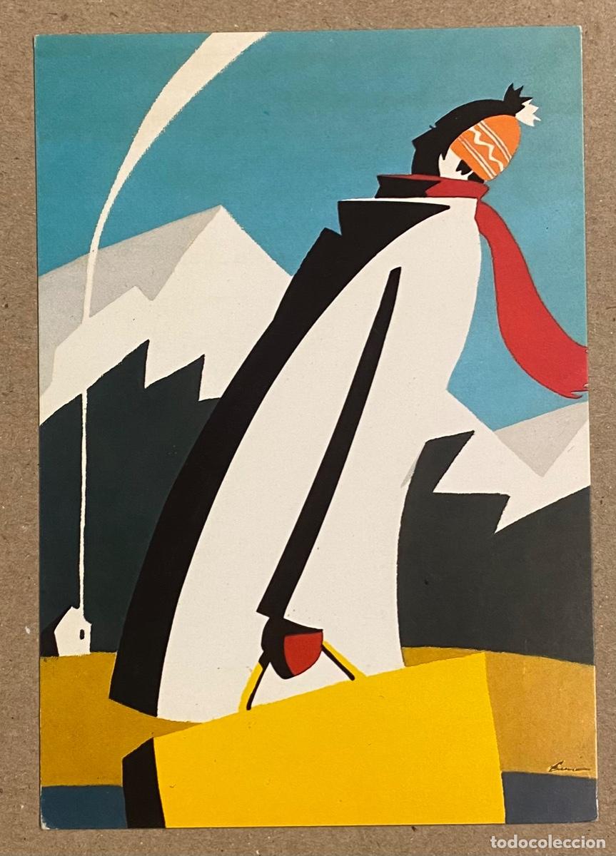 Postkarten: ILUSTRACI&Oacute;N DE FERNANDO DEL BARRIO. POSTAL PUBLICITARIA OFICINA DE TURISMO E INTERCAMBIO DE J&Oacute;VENES