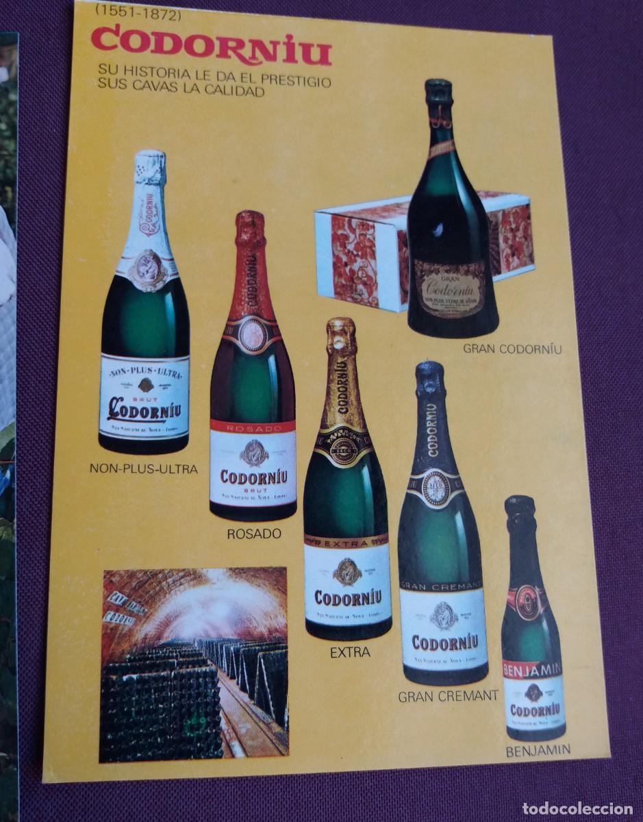 Postales: Conjunto de postales de las cavas Codorniu - Foto 1