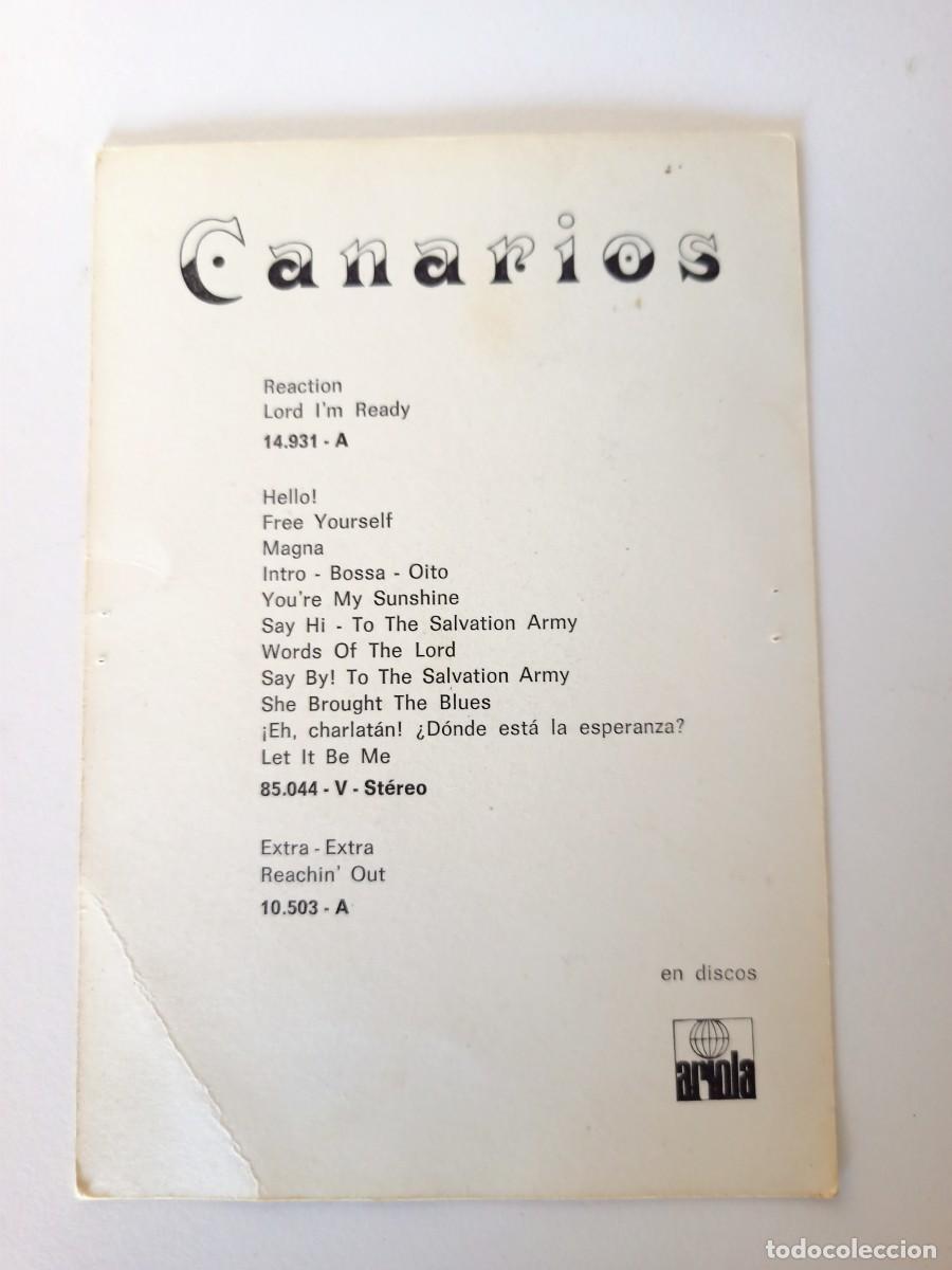 Postales: Postal Canarios, Disco Ariola - Foto 2
