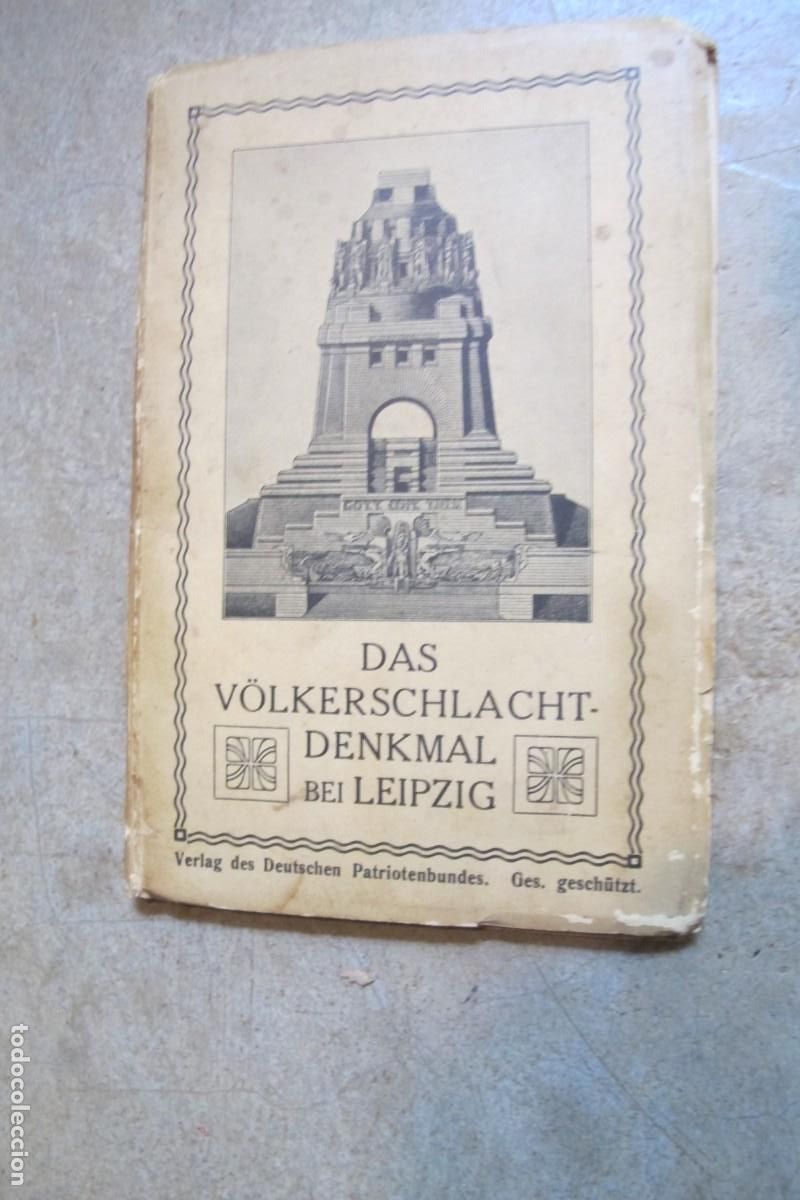 Postcards: DAS VOLKERSCHLACHT-DENKMAL BEI LEIPZIG. POSTALES ANTIGUAS ESCULTORICO