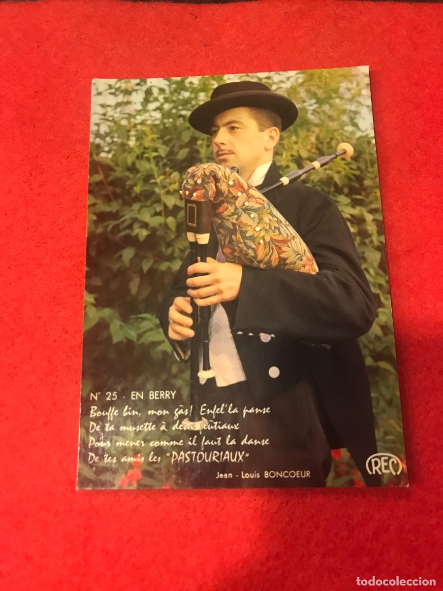 Cartes Postales: POSTAL. M&Uacute;SICO. GAITERO. GROUPE FOLKLORIQUE LES PASTOURIAUX DU BERRY....
