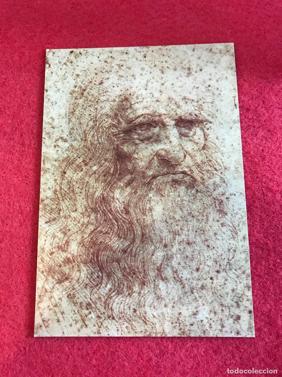 Postais: POSTAL. PARIGI-MUSEO DEL LOUVRE. LEONARDO-AUTORITRATTO. 15X10 CM