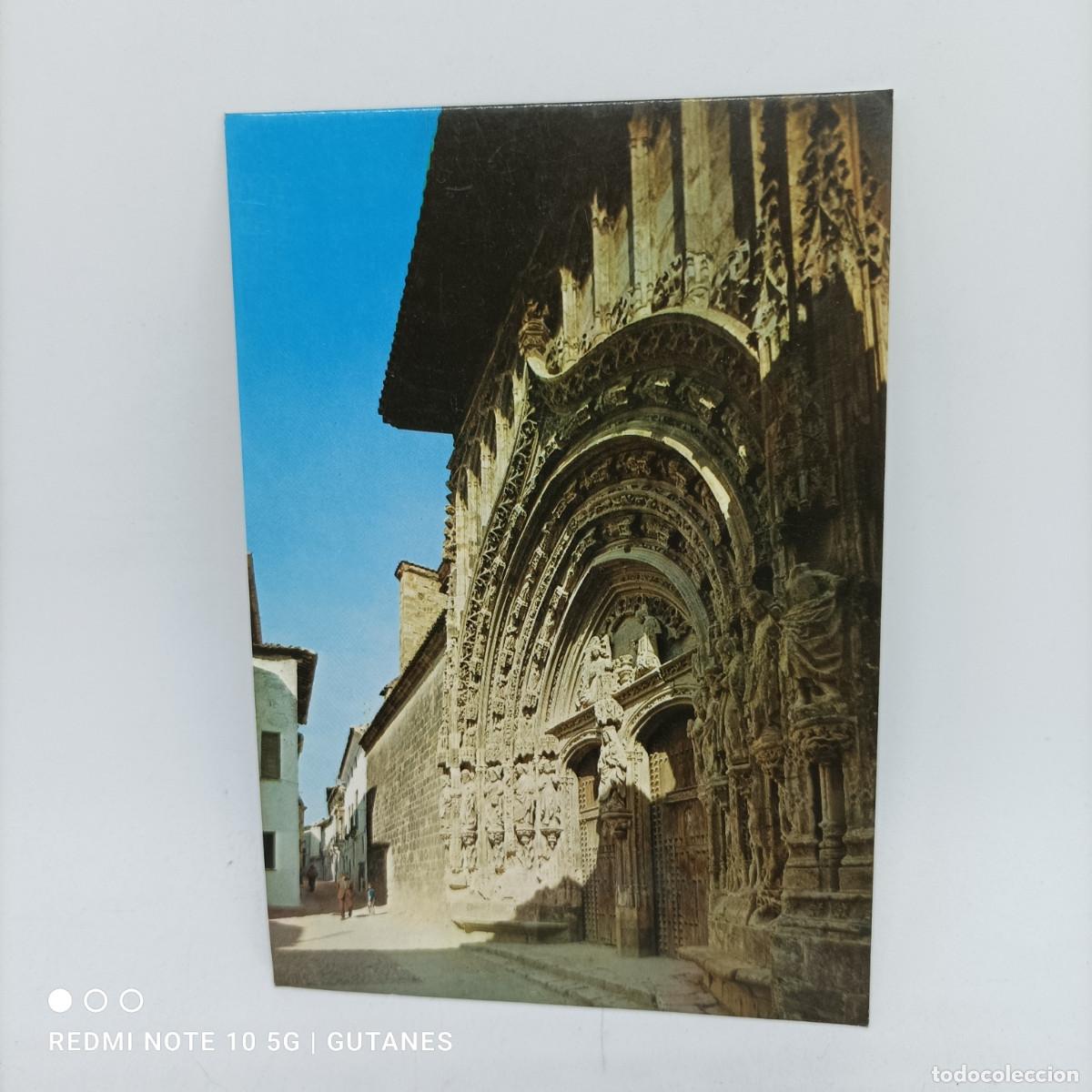 Postales: POSTAL-REQUENA-PORTADA DEL TEMPLO DE SANTA MARIA - Foto 1