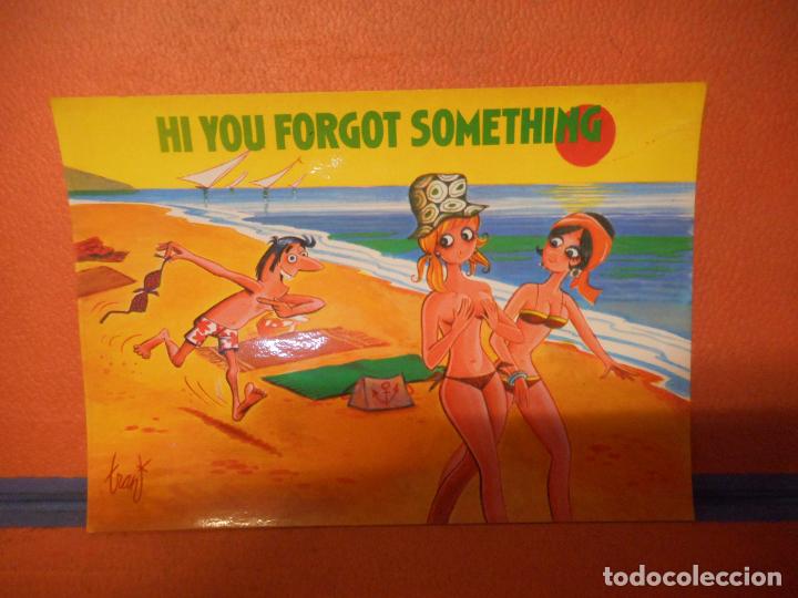 Postales: BONITO POSTAL HI YOU FORGOT SOMETHING. - Foto 1