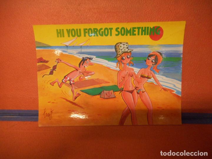 Postales: BONITO POSTAL HI YOU FORGOT SOMETHING. - Foto 1