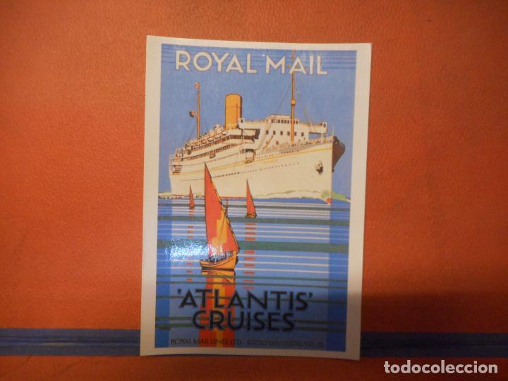 Postales: BONITO POSTAL .ATLANTIS CRUISES.ROYAL MAIL. - Foto 1