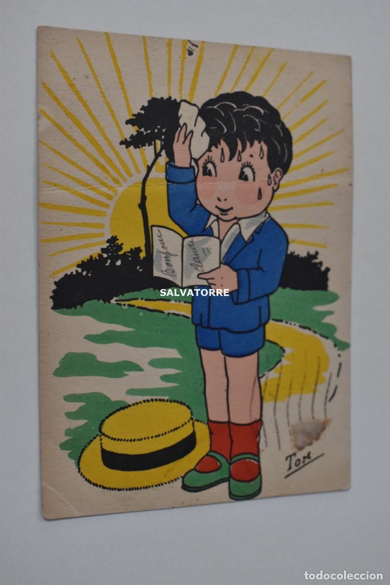 Postais: POSTAL INFANTIL TOM. DEDICADA