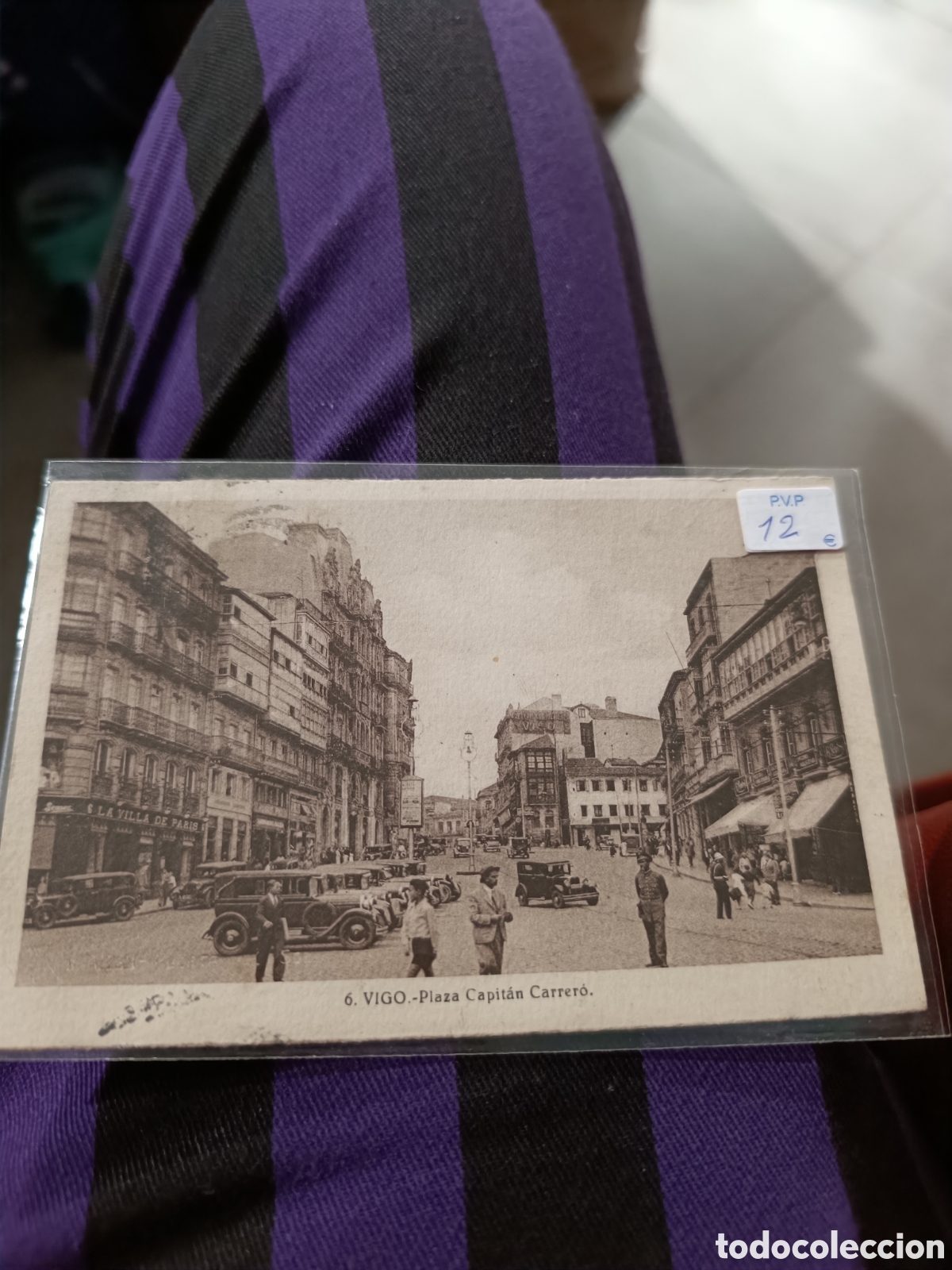 Postales: Postal de Vigo - plaza Capit&aacute;n Carrer&oacute; - Foto 1