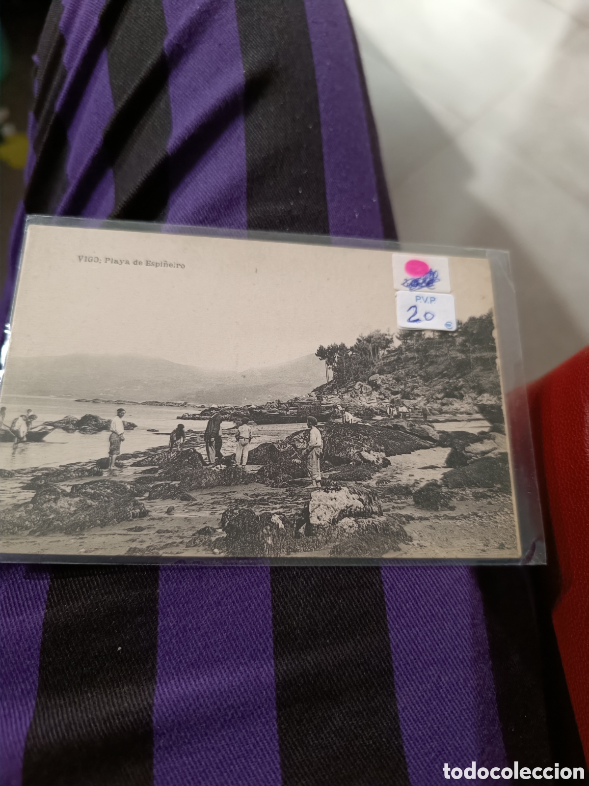 Postales: Postal de Vigo - playa de espi&ntilde;eiro - Foto 1