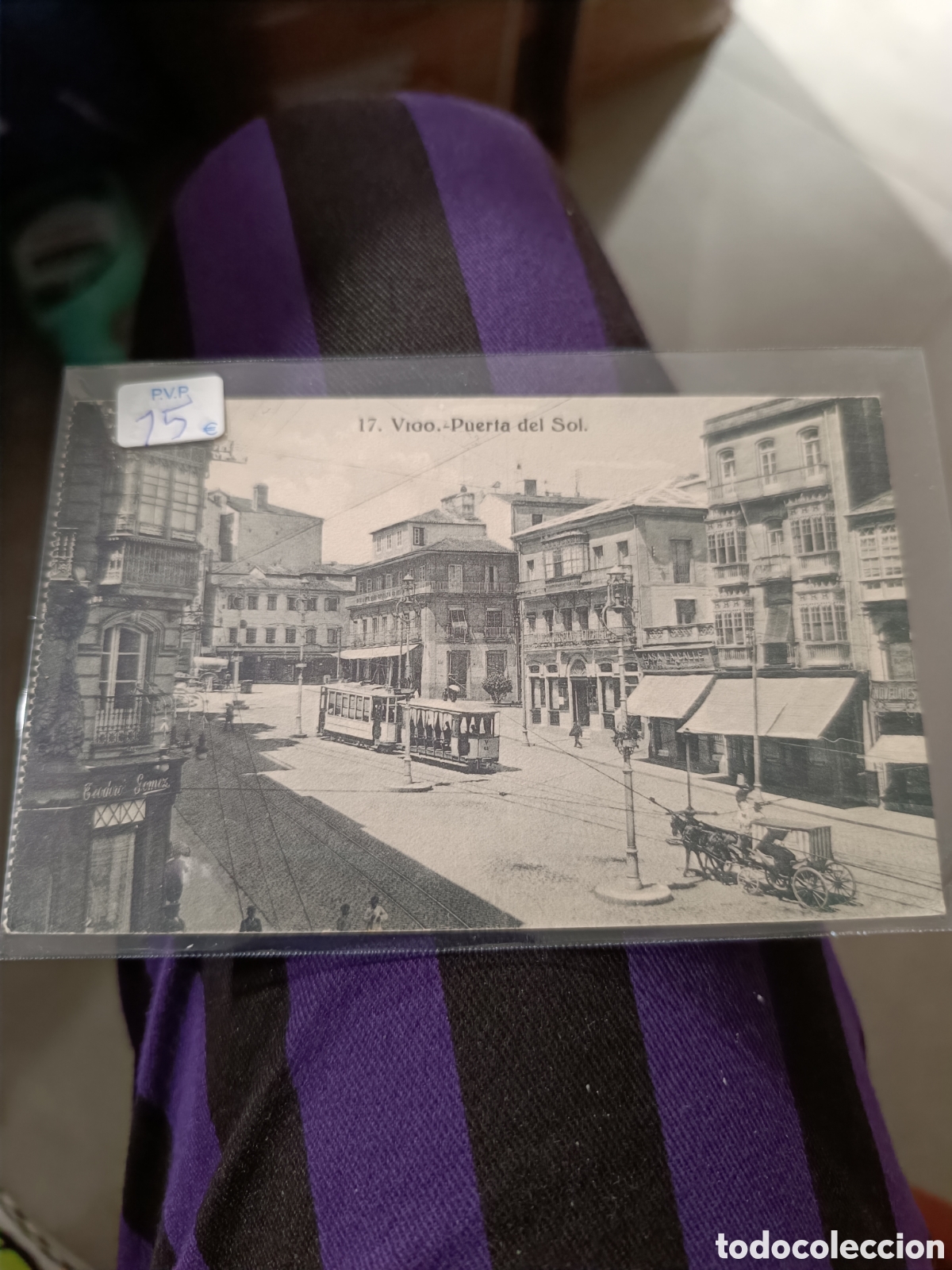 Postales: Postal de Vigo - puerta del sol - Foto 1