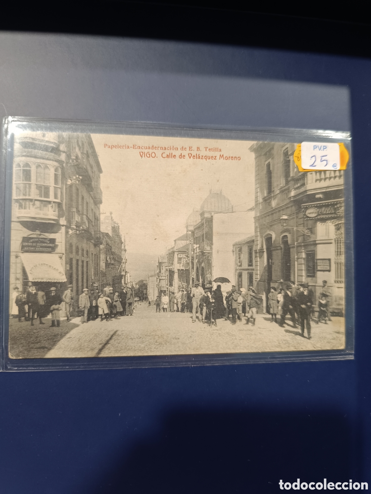 Postales: Postal de Vigo - calle de Vel&aacute;zquez moreno - Foto 1