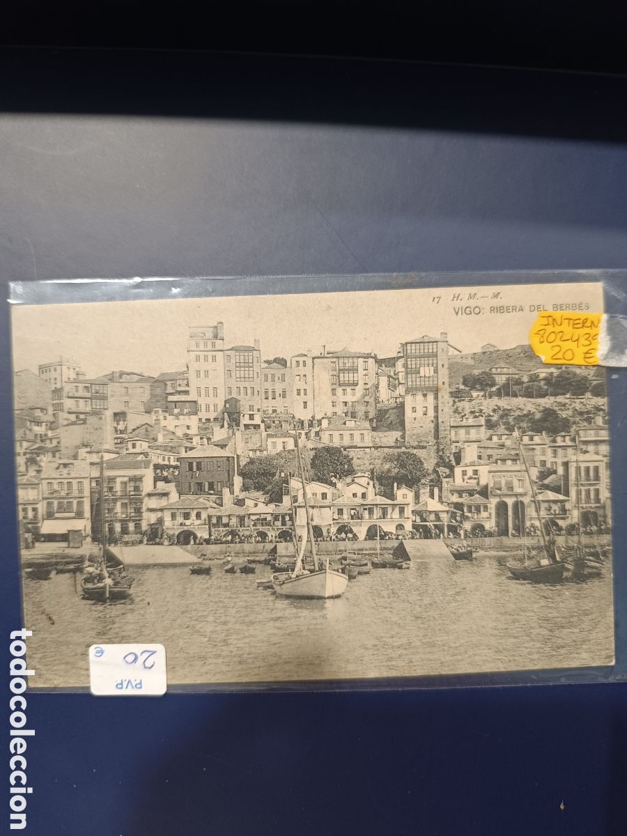 Postales: Postal de Vigo - Ribera del Berb&eacute;s - Foto 1