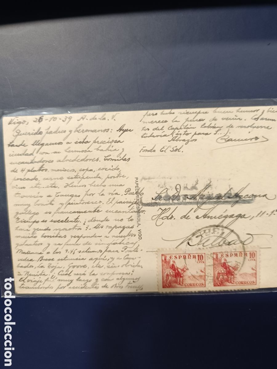 Postales: Postal de Vigo - Barrio de pescadores - Foto 2