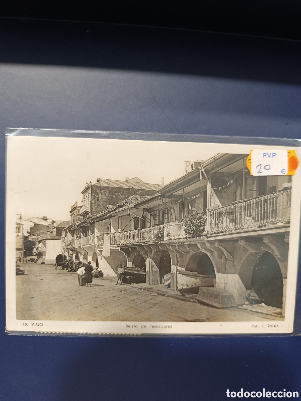 Postales: Postal de Vigo - Barrio de pescadores - Foto 1