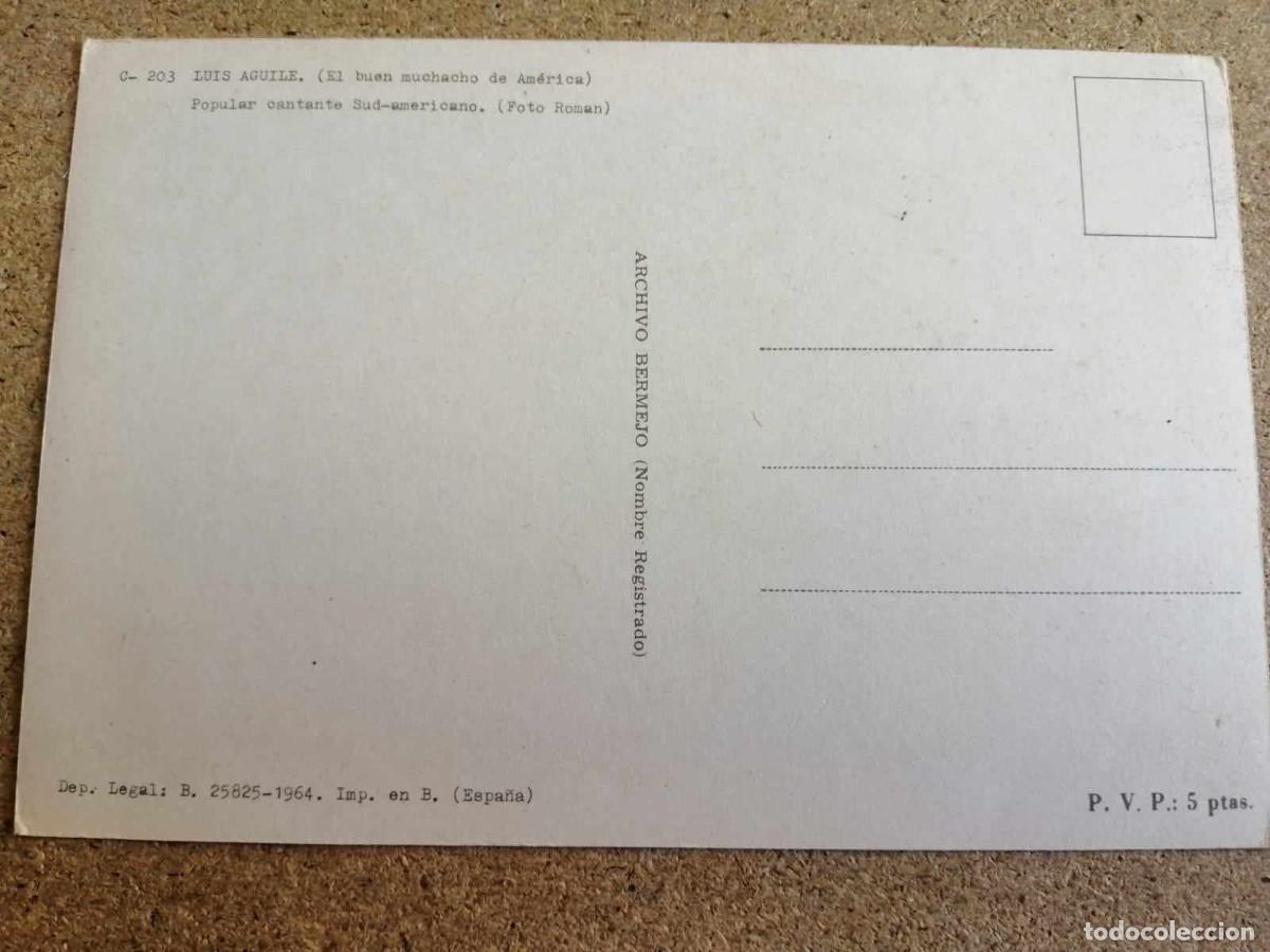 Postales: POSTAL LUIS AGUILE - Foto 2