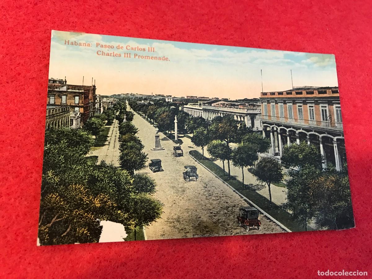Postales: POSTAL. HABANA. PASEO DE CARLOS III... (POSTAL NO ESCRITA)