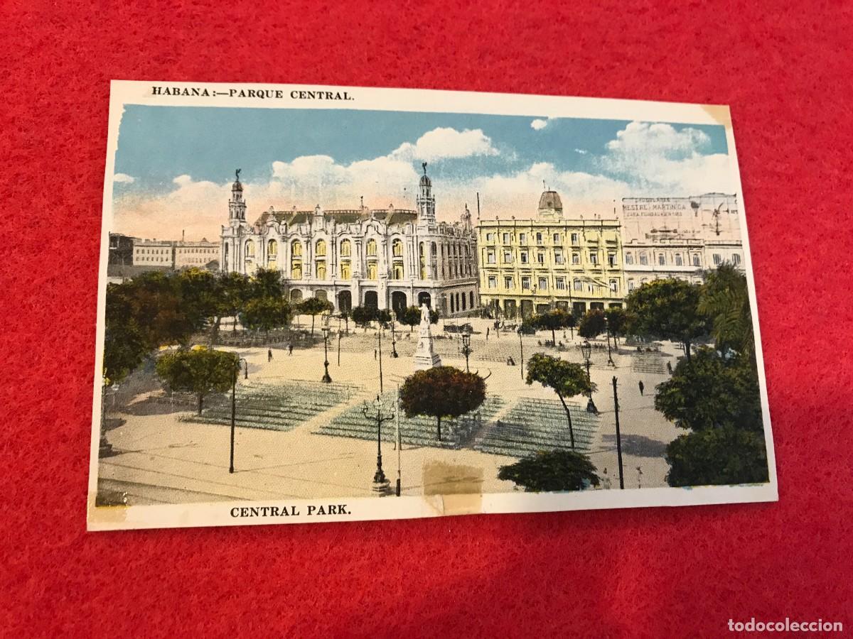 Postales: POSTAL. HABANA. PARQUE CENTRAL... (POSTAL NO ESCRITA)