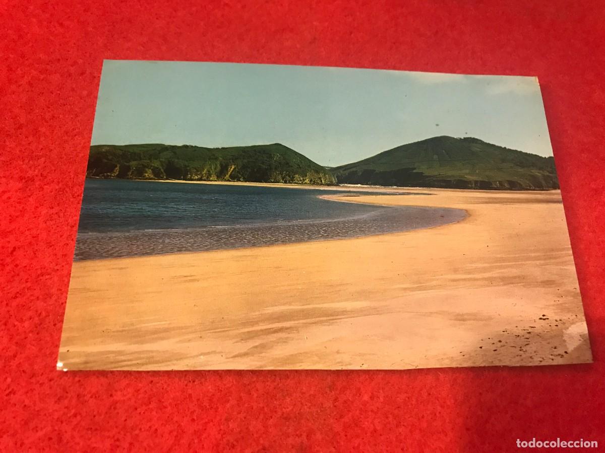 Postais: POSTAL. ORTIGUEIRA. CORU&Ntilde;A. PLAYA DE MOROUZOS. POSTAL ESCRITA