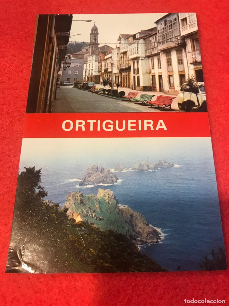 Postales: POSTAL. ORTIGUEIRA. CORU&Ntilde;A. CANT&Oacute;N. CENTRO.... POSTAL NO ESCRITA