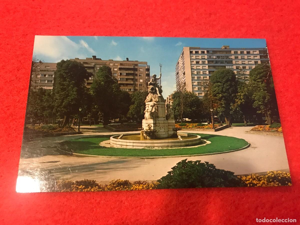 Postales: POSTAL. LE&Oacute;N. JARD&Iacute;N DE SAN FRANCISCO. POSTAL ESCRITA - Foto 1