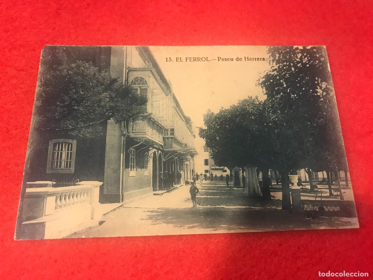 Postales: POSTAL. FERROL. PASEO DE HERRERA. POSTAL ESCRITA - Foto 1