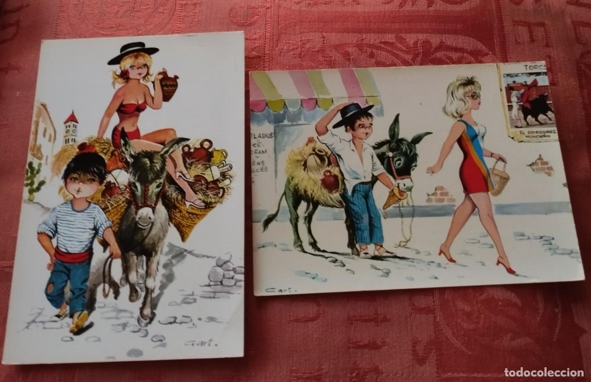 Postales: Lote de 7 postales tur&iacute;sticas de principios de los 60 - Foto 3