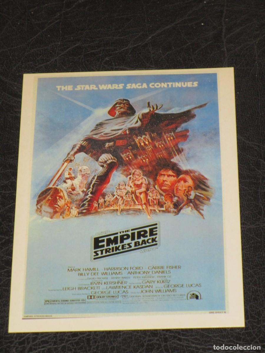Postales: POSTAL STAR WARS THE EMPIRE STRIKES BACK - N&ordm; 131 MEMORY CARD &ndash; Nueva