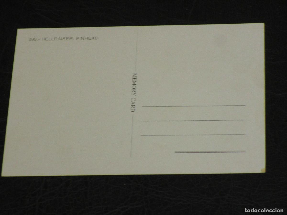 Postales: POSTAL - HELLRAISER PINHEAD - N&ordm; 288 MEMORY CARD &ndash; Nueva - Foto 3