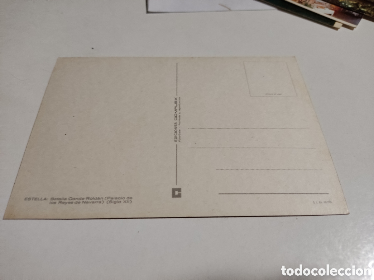 Postales: Postal Estella batalla conde Rold&aacute;n - Foto 2