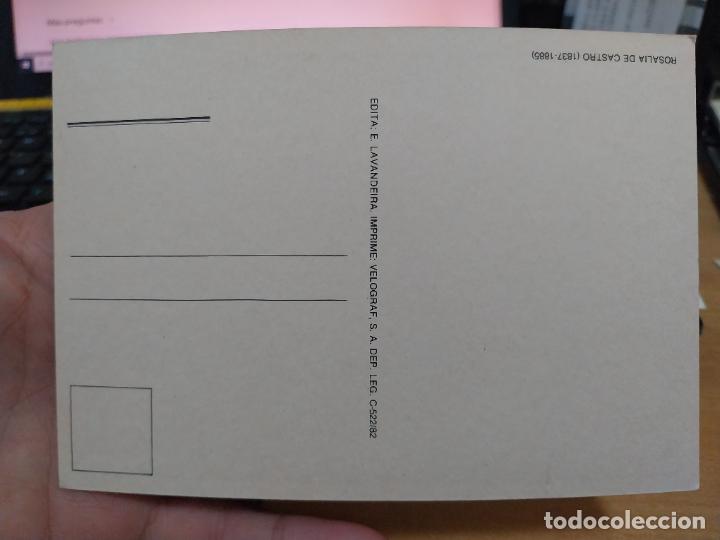 Postales: ROSALIA DE CASTRO ED E LAVANDEIRA POSTAL SC - Foto 2
