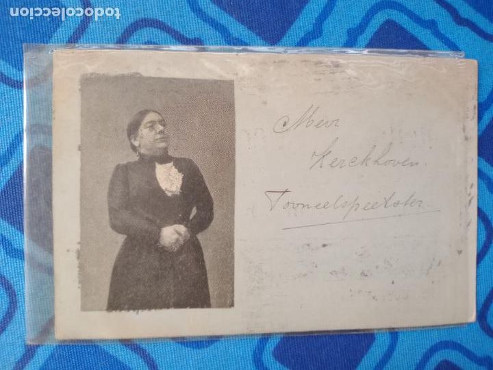 Postales: Holanda. Tarjeta compuesta de actriz. Espiritismo, magia