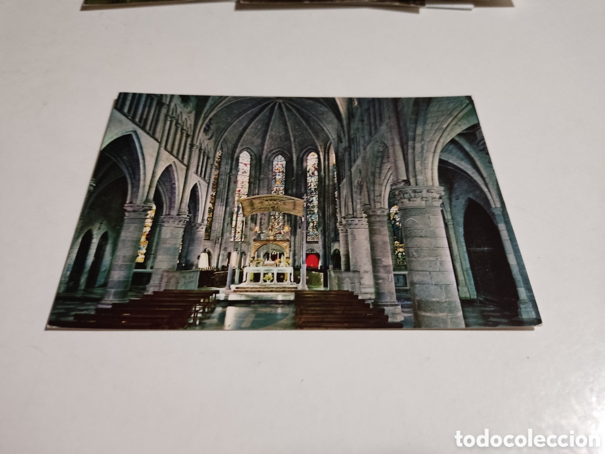 Postales: Postal Roncesvalles iglesia - Foto 1
