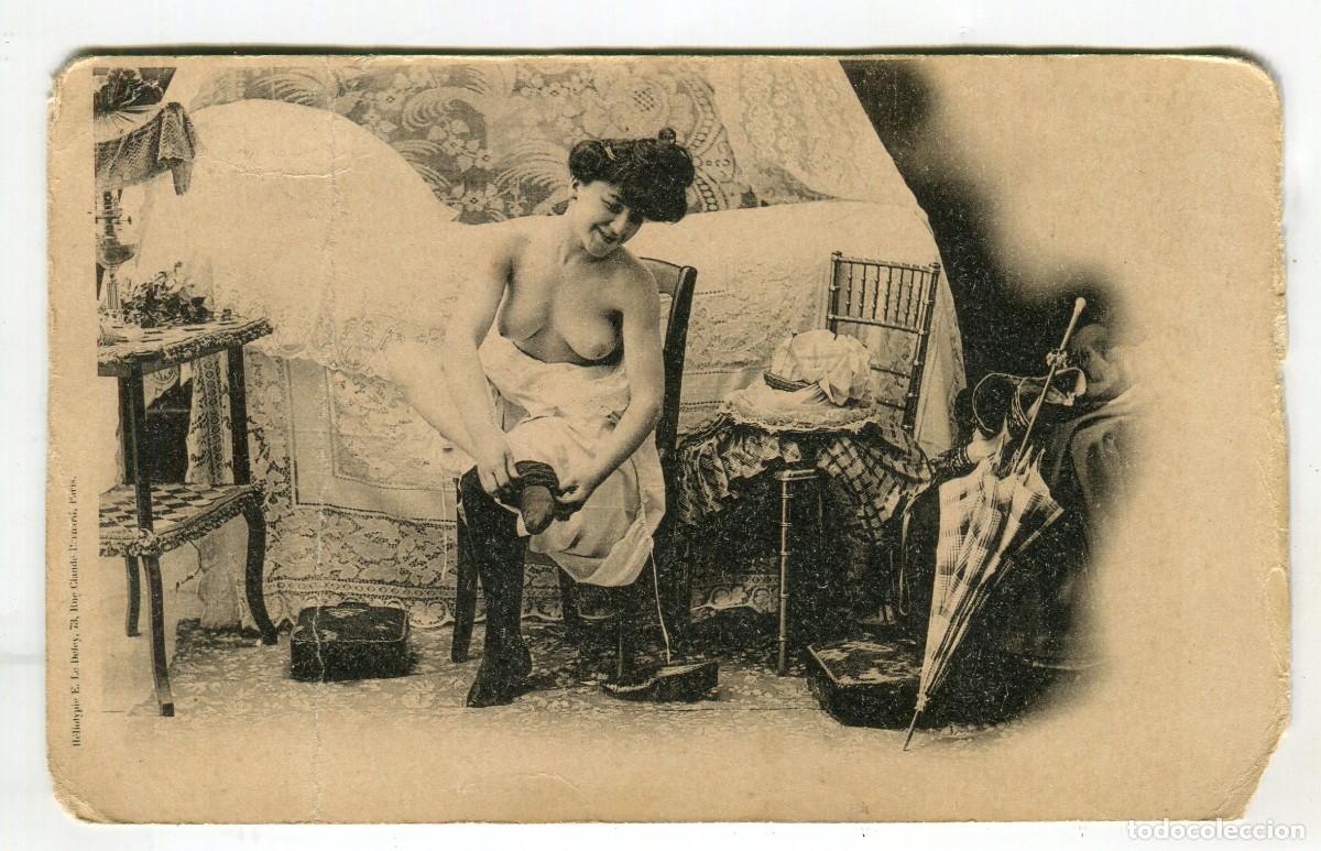 Postales: POSTAL EROTICA EDICIONES E. LE DELEY PARIS A&Ntilde;OS 20 - Foto 1