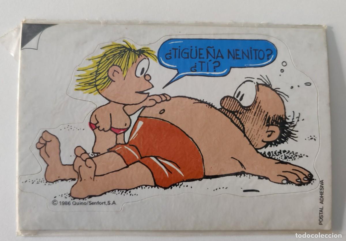 Postales: Postal Adhesiva Mafalda - Foto 6