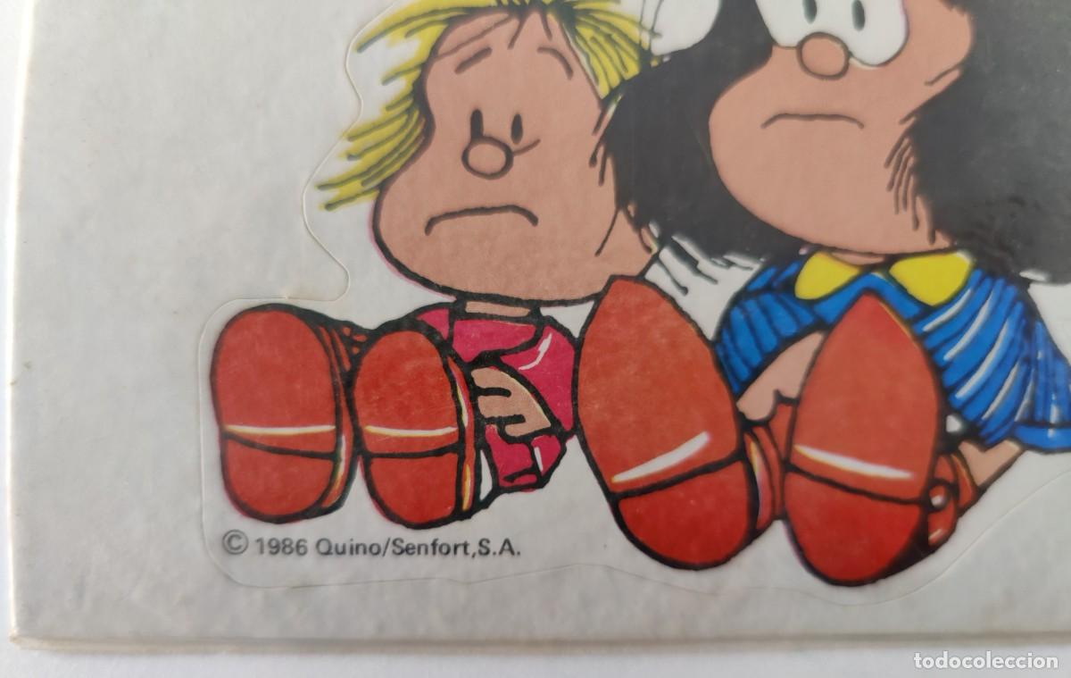Postales: Postal Adhesiva Mafalda - Foto 2