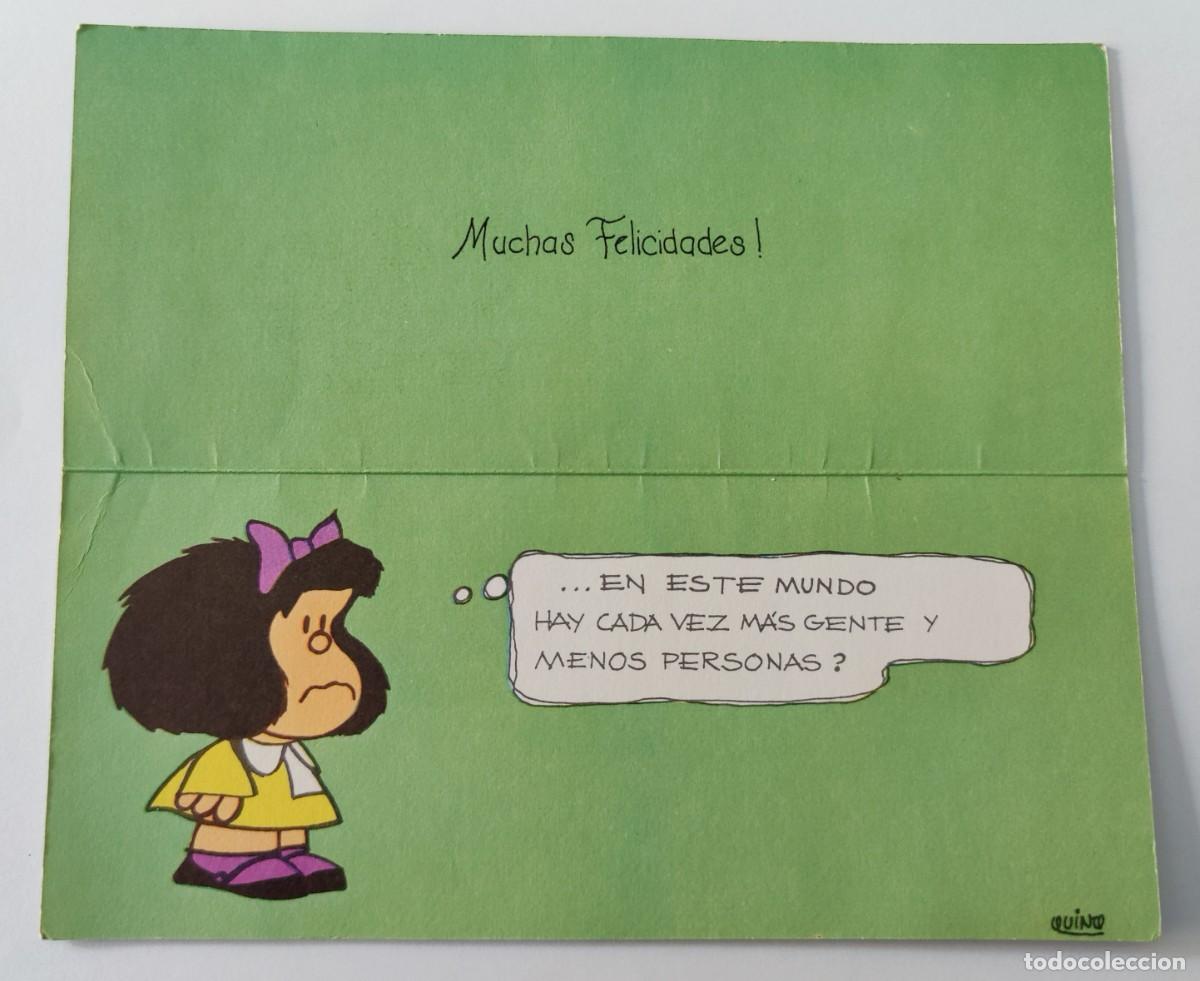 Postales: Postal Mafalda. 20,5cmx 8,5cm - Foto 3