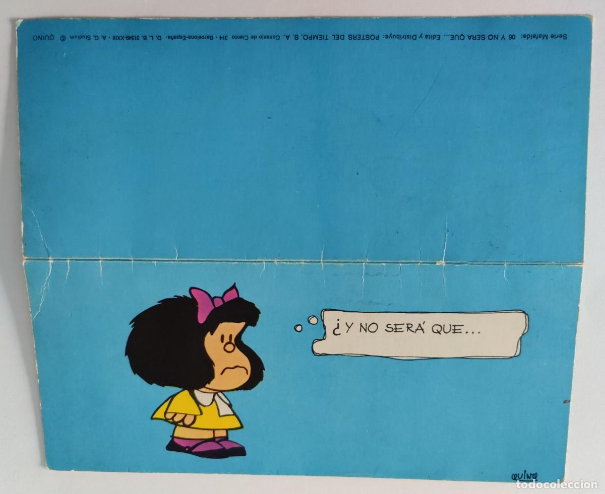 Postales: Postal Mafalda. 20,5cmx 8,5cm - Foto 5