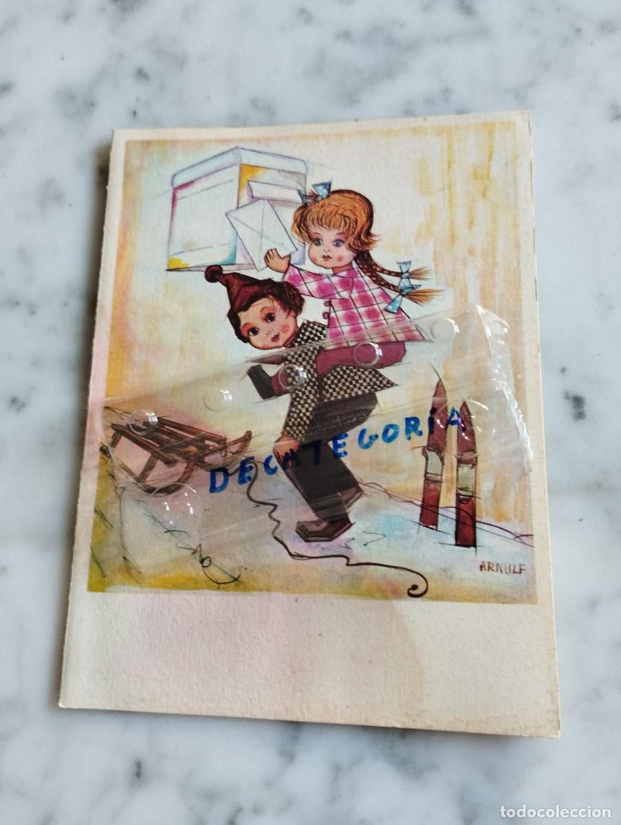 Postales: 9 POSTALES NAVIDE&Ntilde;AS ORIGINALES PINTADOS CON LA BOCA - Foto 7