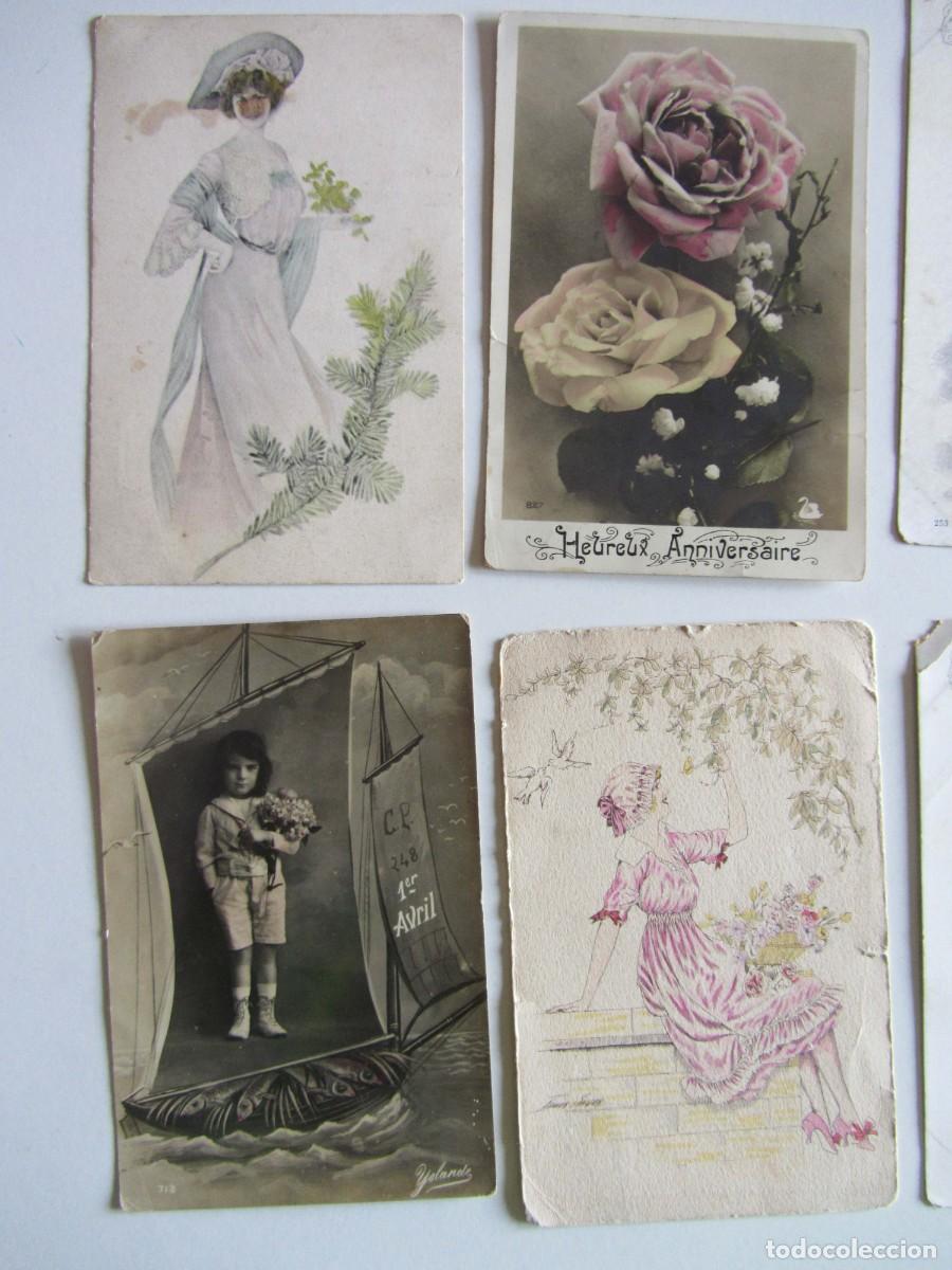Postales: Lote de 8 postales variadas de inicios del siglo XX - Foto 1