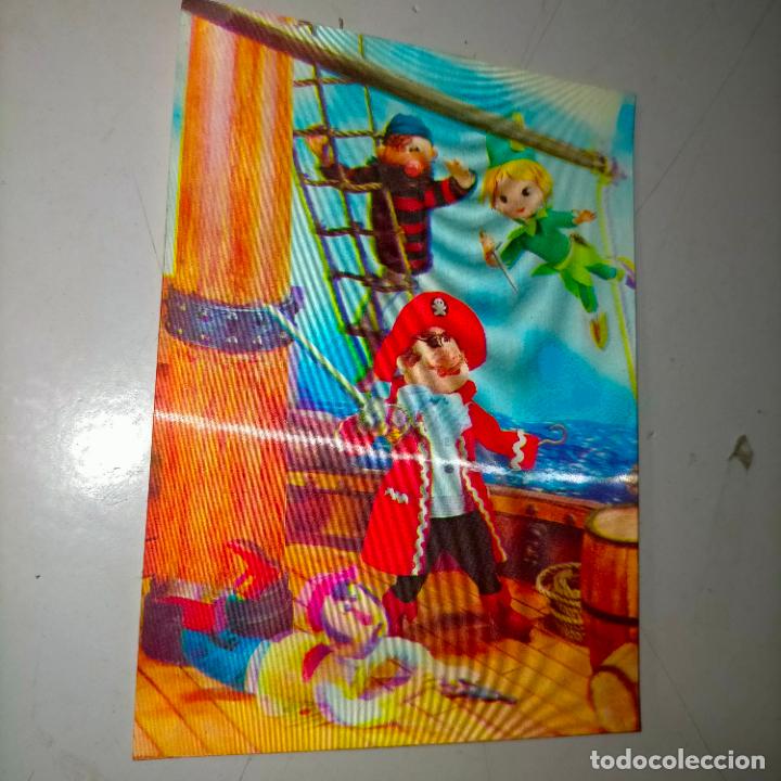 Postales: HAGA SU OFERTA .... Antigua postal - 3D TRES DIMENSIONES PIRATA BARCO PETER PAN O SIMILAR DIBUJOS