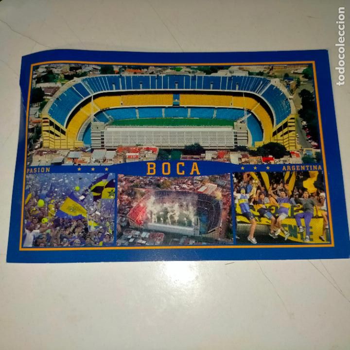 Cartes Postales: HAGA SU OFERTA .... Antigua postal - FUTBOL POSTAL ESTADIO BOCA JUNIORS ARGENTINA PASION