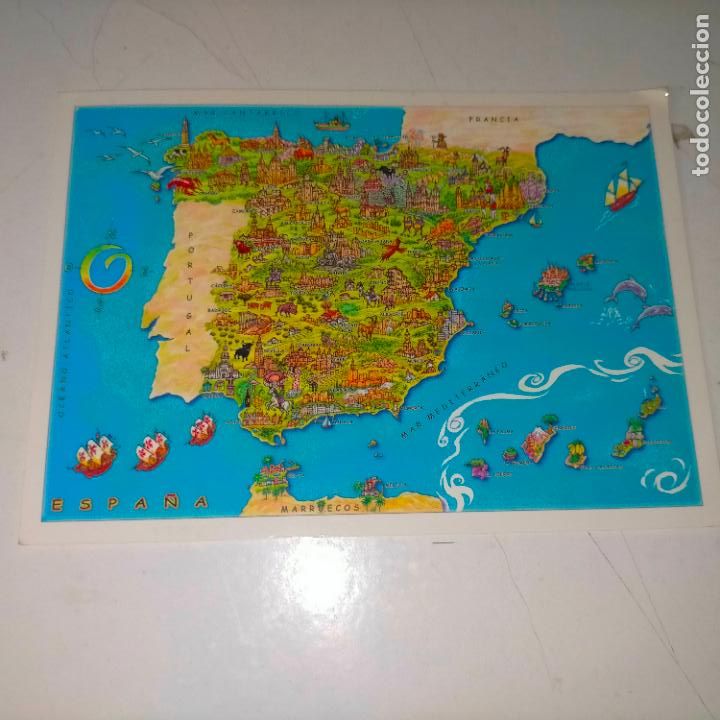 Cartes Postales: HAGA SU OFERTA .... Antigua postal - ESPA&Ntilde;A MAPA