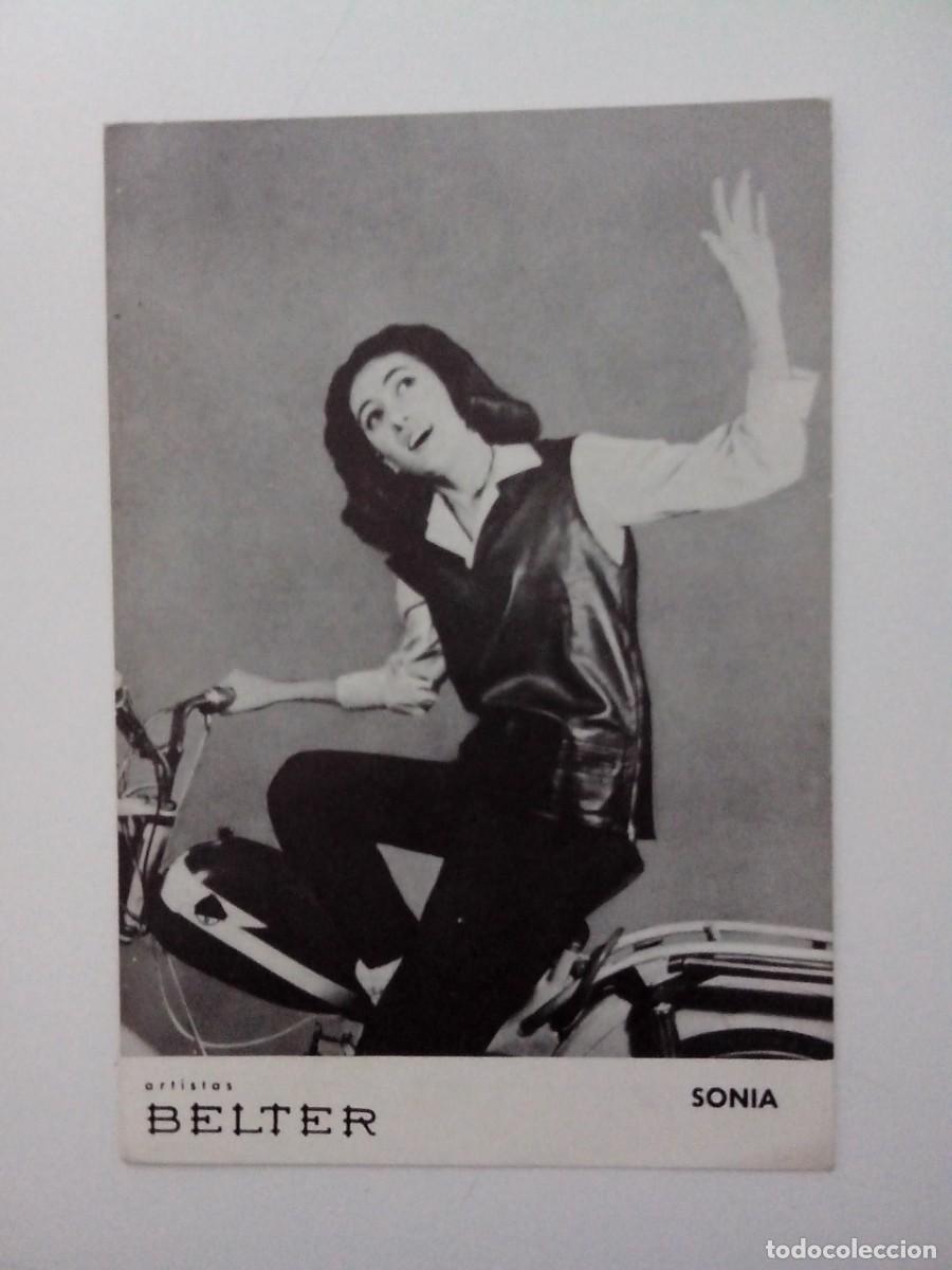 Postais: FOTO POSTAL DISCOS BELTER SONIA