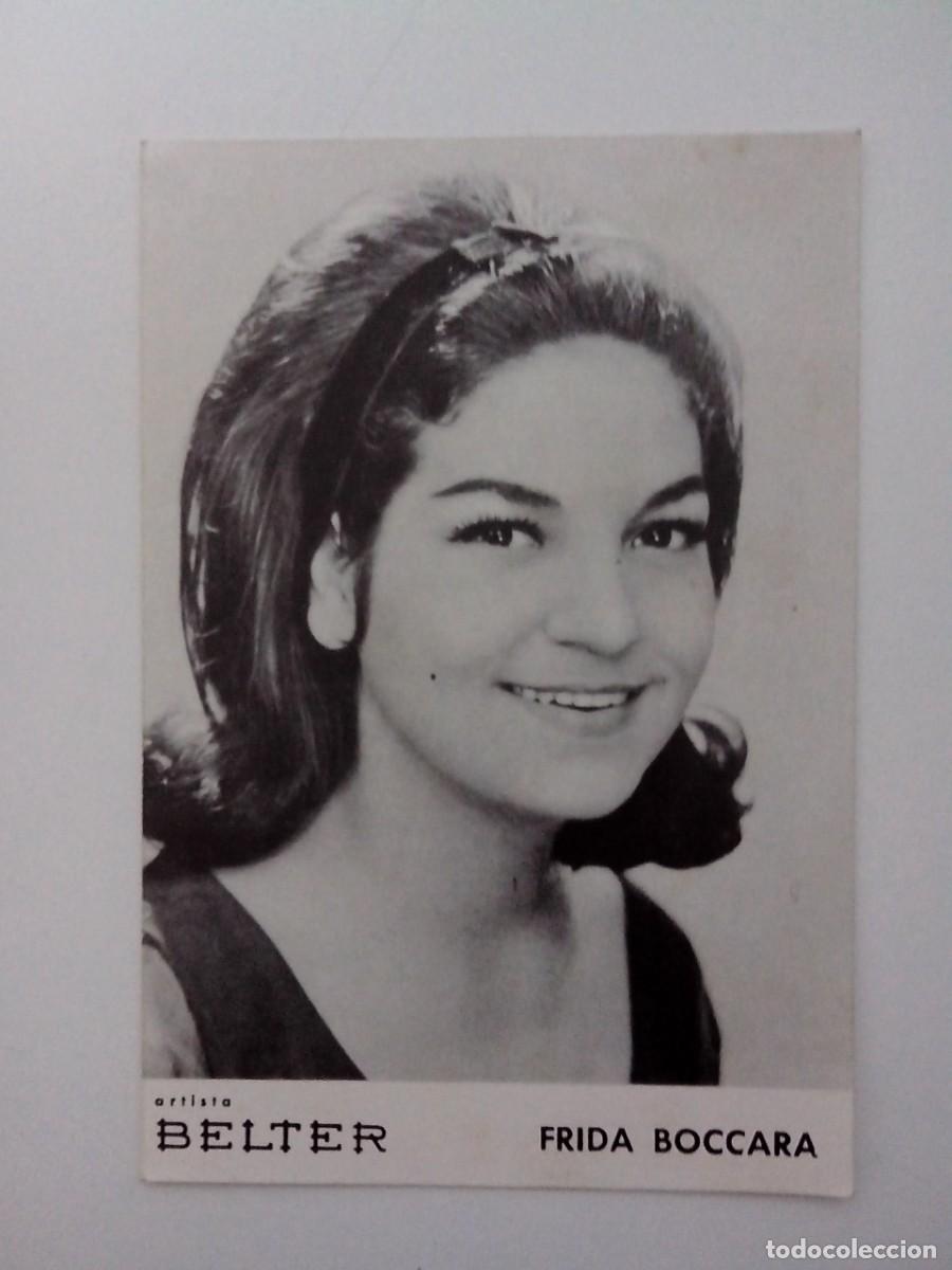 Postais: FOTO POSTAL DISCOS BELTER FRIDA BOCCARA