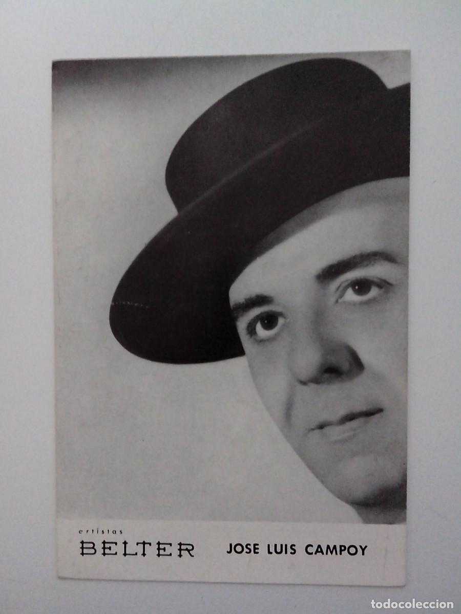 Postales: FOTO POSTAL DISCOS BELTER JOSE LUIS CAMPOY - Foto 1