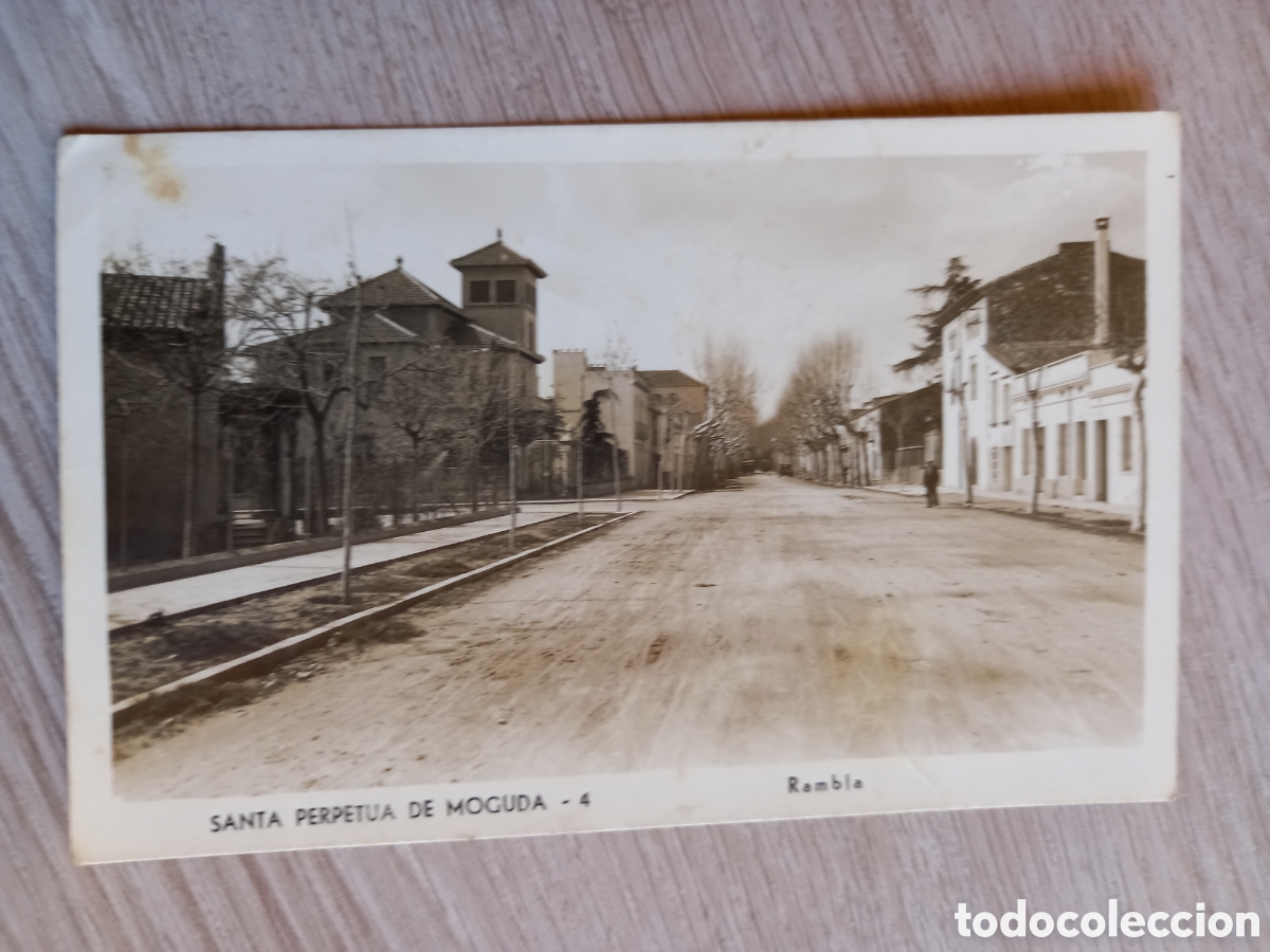 Postales: ANTIGUA POSTAL STA PERPETUA DE MOGUDA ,RAMBLA