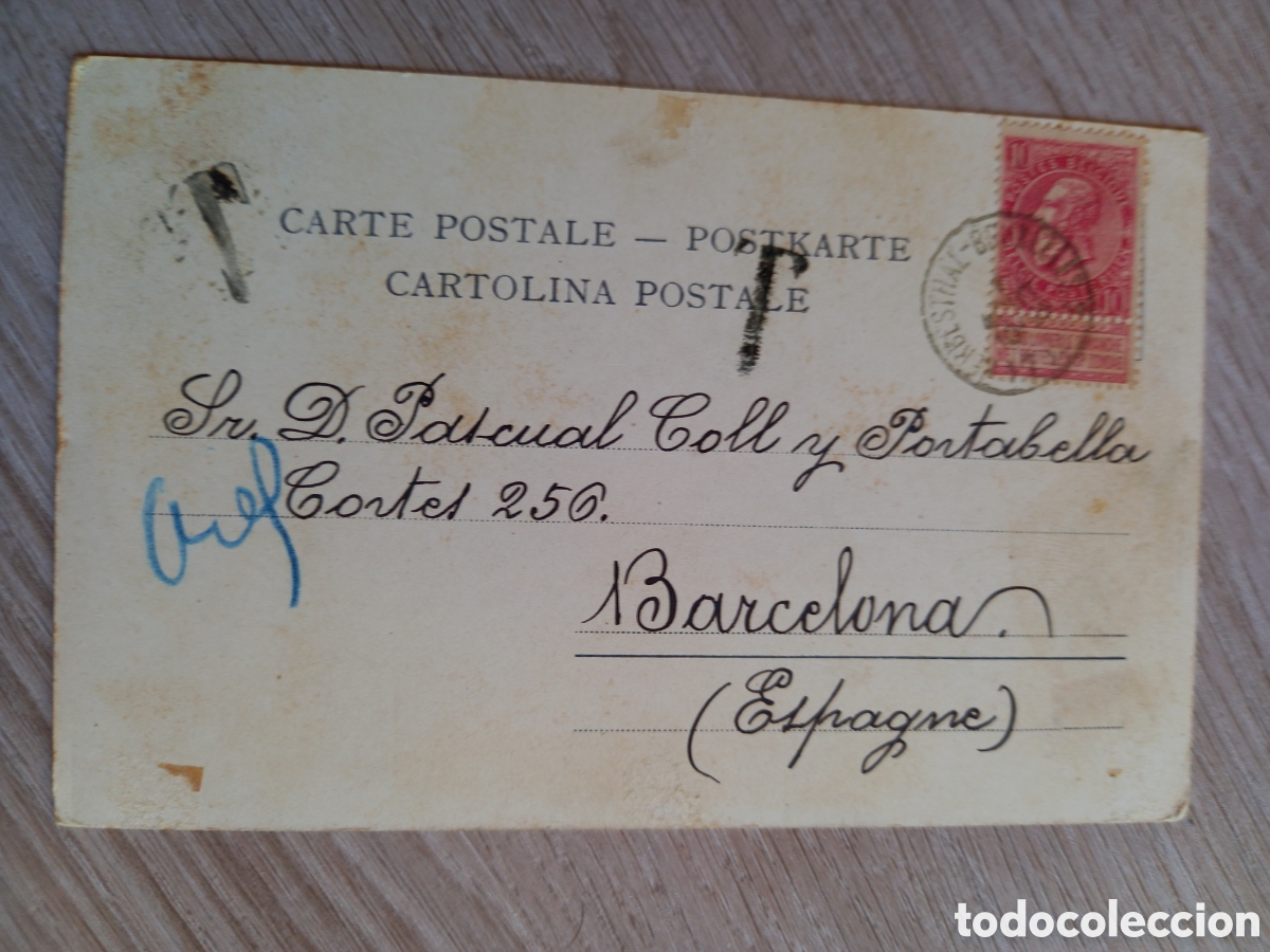 Postales: ANTIGUA POSTAL CARRUAJE 1902 - Foto 2
