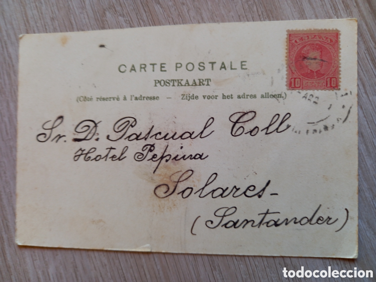 Postales: ANTIGUA POSTAL LES CASCADES 1901 - Foto 2