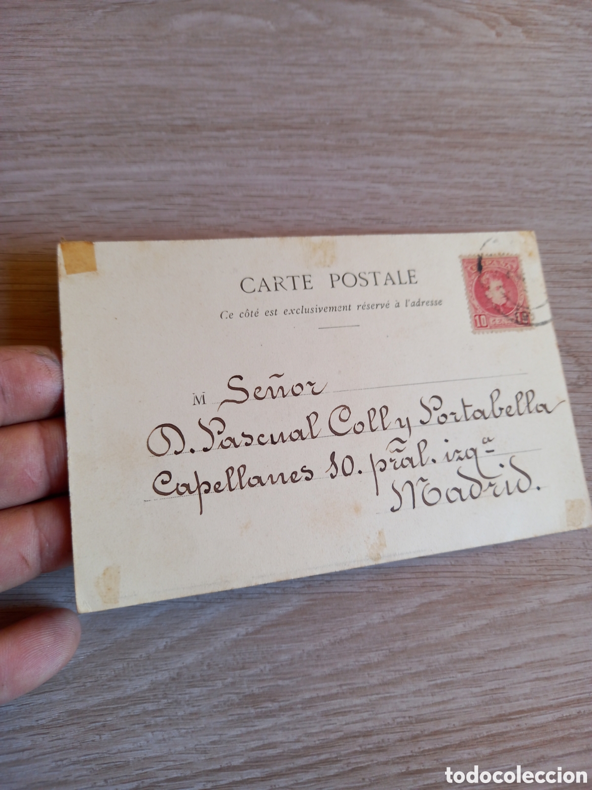 Postales: BONITA Y ANTIGUA POSTAL 1902 - Foto 2